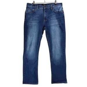 Banana‎ Republic Slim Techmotion Mens Jeans 34x30 Medium Wash Blue Stretch Denim